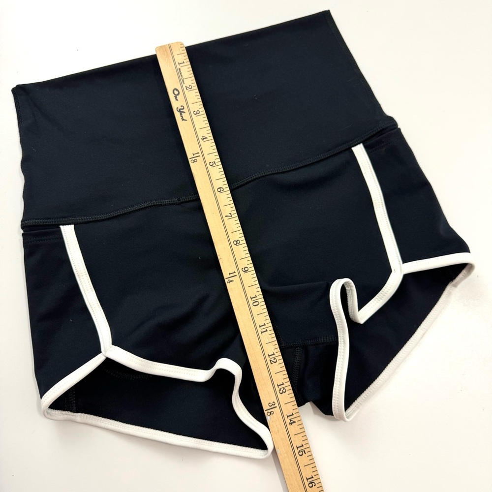 Fp Movement By Free People Fitted Shorts Island Time Shorts Black Sz S Coastal - Picture 12 of 16